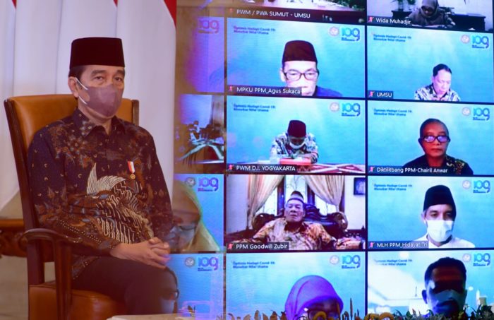 Milad ke 109, Jokowi Apresiasi Kontribusi Muhammadiyah dalam Penanganan COVID-19