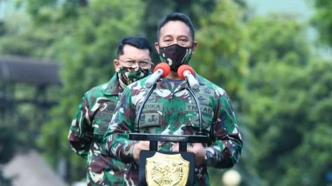 Presiden Jokowi Usulkan KSAD Jenderal Andika Calon Tunggal Panglima TNI