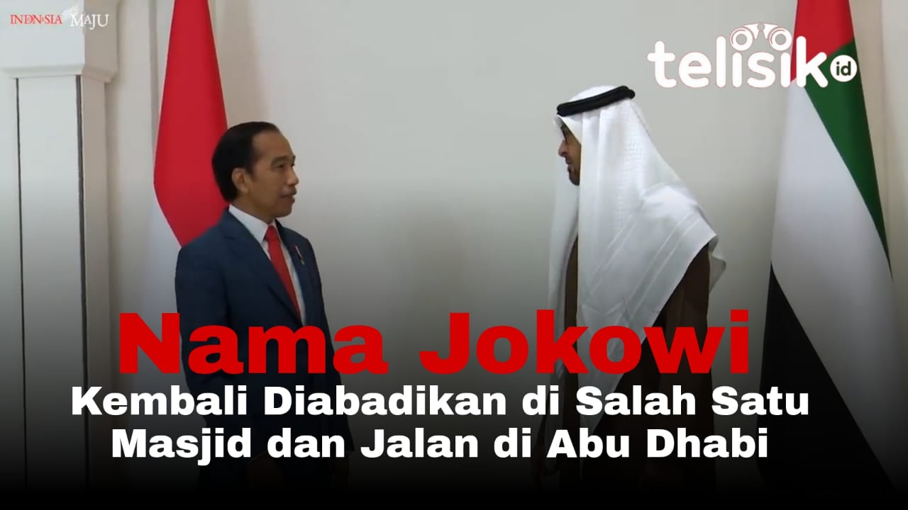 Video: Nama Jokowi Kembali Diabadikan di Salah Satu Masjid dan Jalan di Abu Dhabi