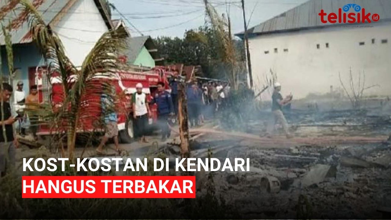 Video: Kost-Kostan di Kendari Hangus Terbakar