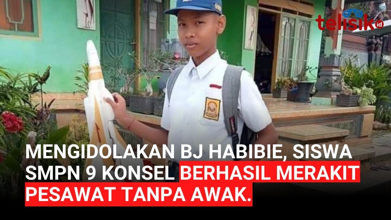 Video: Mengidolakan BJ Habibie, Siswa SMPN 9 Konsel Berhasil Merakit Pesawat Tanpa Awak