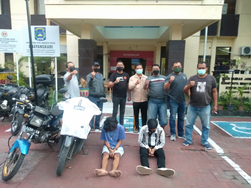 Residivis Curanmor Ditangkap Lagi Usai Colong Motor Saat Hujan di Surabaya