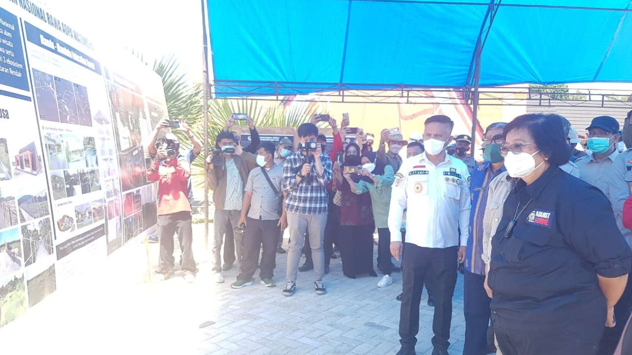 Tinjau Kesiapan HPN, Menteri LHK Sambangi Taman Nasioal Rawa Aopa Watumohai