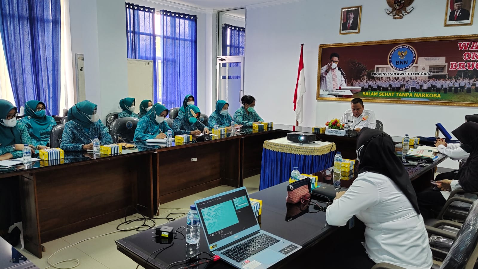 TP-PKK Sultra Lakukan Audiensi ke BNNP Sultra