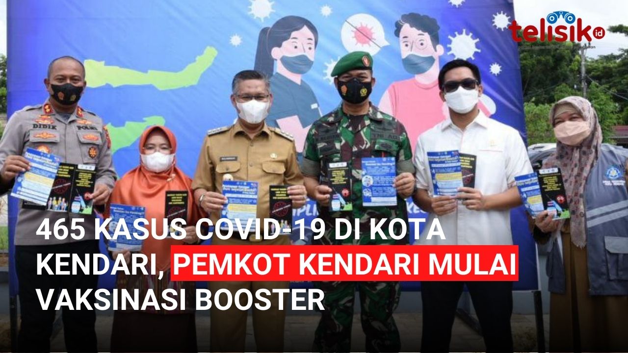 Video: 465 Kasus COVID-19 di Kota Kendari, Pemkot Kendari Mulai Vaksinasi Booster