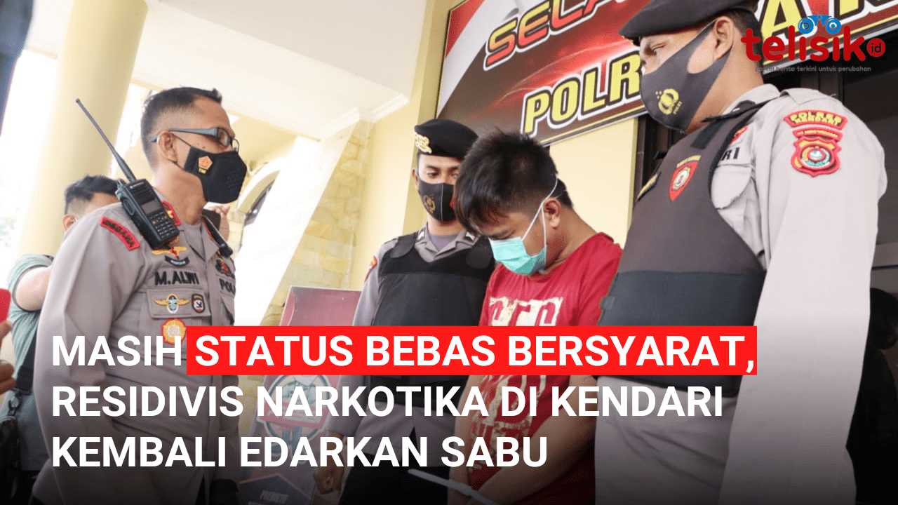Video: Masih Status Bebas Bersyarat, Residivis Narkotika di Kendari Kembali Edarkan Sabu