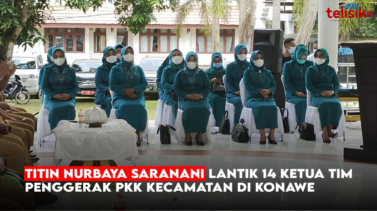 Video: Titin Nurbaya Saranani Lantik 14 Ketua Tim Penggerak PKK Kecamatan di Konawe