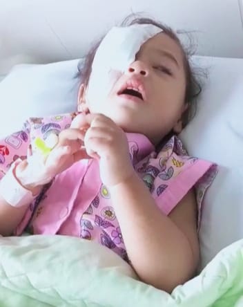 Buta Sejak Lahir, Bocah Perempuan Usia Dua Tahun Ini Butuh Uluran Tangan