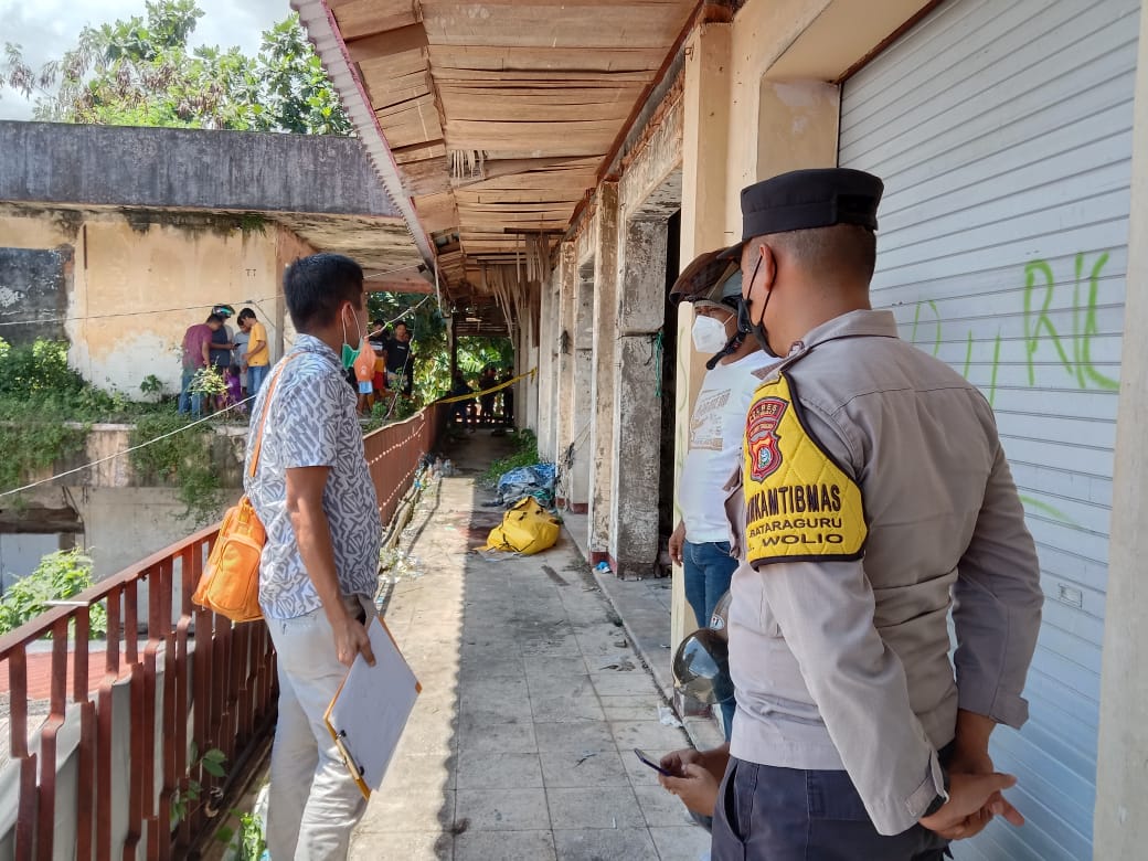Mayat Berlumuran Darah Ditemukan di Eks Sentral Lama Kota Baubau