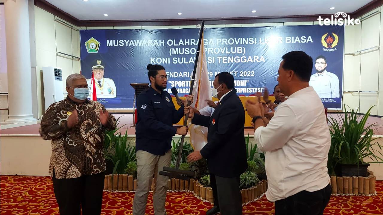 Putra Gubernur Alvian Taufan Putra Didapuk Pimpin KONI Sultra, Ali Mazi: Jangan Ada Intrik