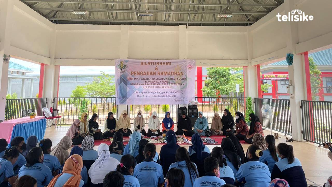 Binaan Lapas Perempuan Kendari Perkuat Iman di Ramadan