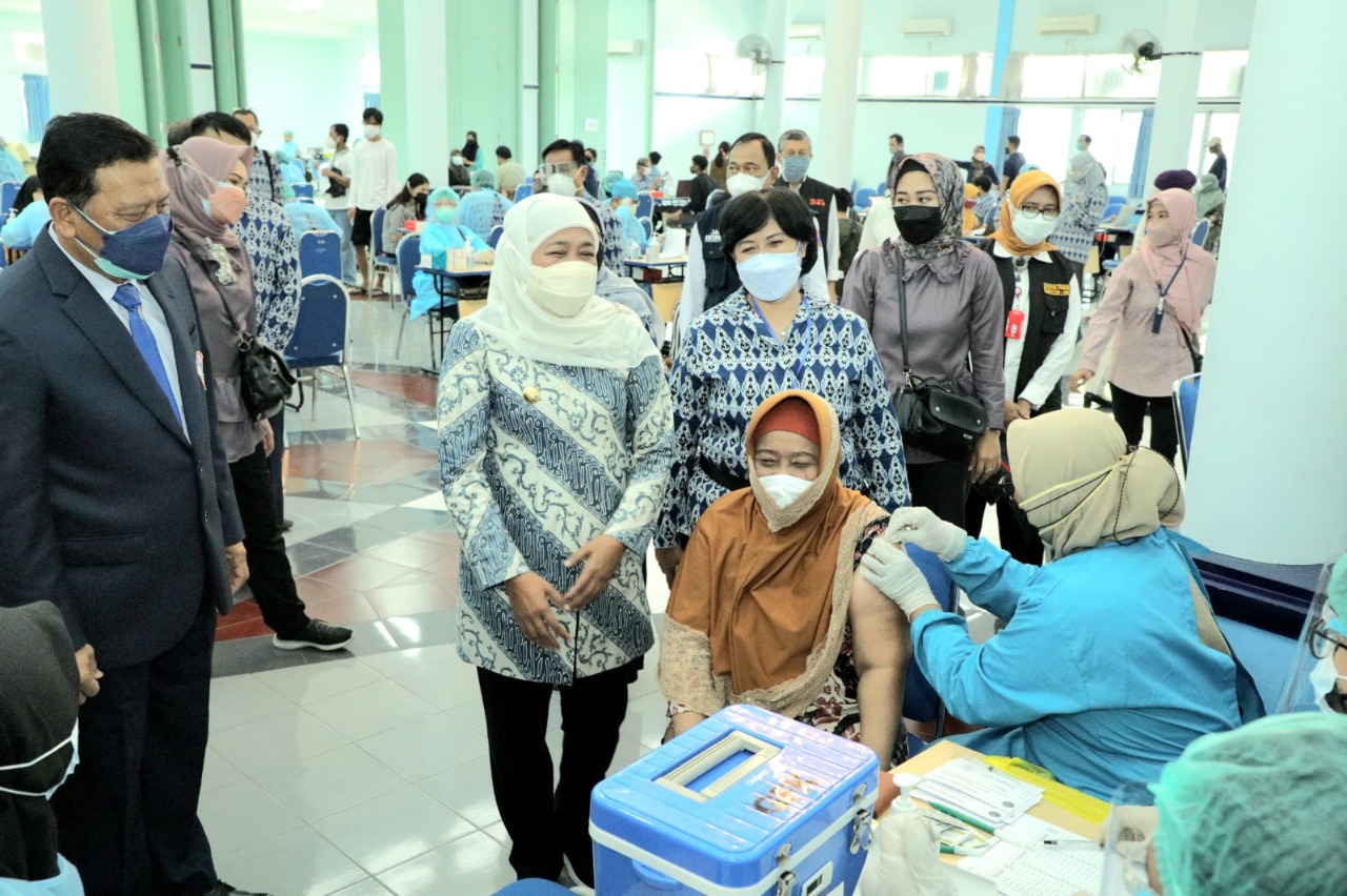 Jelang Mudik Lebaran 1443 H, Stok Vaksin COVID-19 di Jatim Melimpah