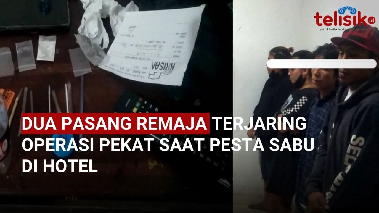 Video: Dua Pasang Remaja Terjaring Operasi Pekat Saat Pesta Sabu di Hotel