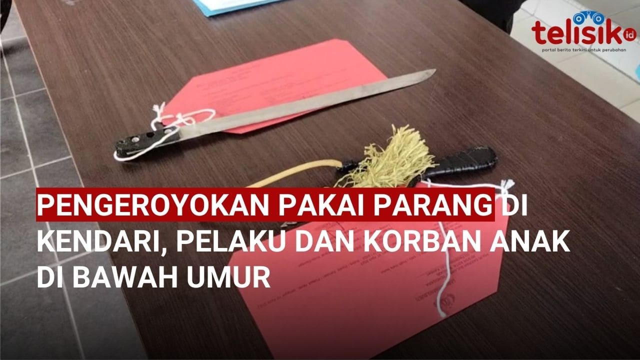 Video: Pengeroyokan Pakai Parang di Kendari, Pelaku dan Korban Anak di Bawah Umur