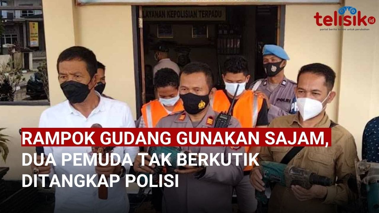 Video: Rampok Gudang Gunakan Sajam, Dua Pemuda Tak Berkutik Ditangkap Polisi