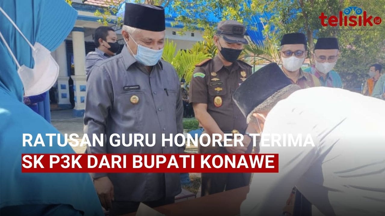 Video: Ratusan Guru Honorer Terima SK P3K dari Bupati Konawe