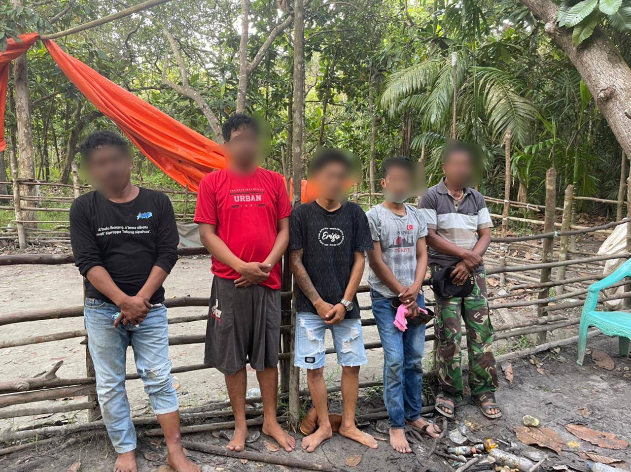 Polres Konawe Amankan 5 Pelaku Judi Sabung Ayam