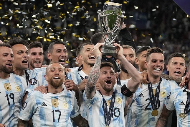 Argentina Bantai Juara Eropa Italia 3-0, Lionel Messi Beri 2 Assist