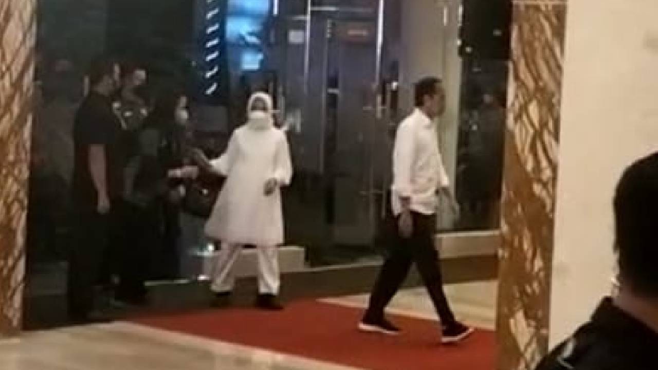 Nginap di Kota Kendari Jokowi dan Istri Tiba di Hotel