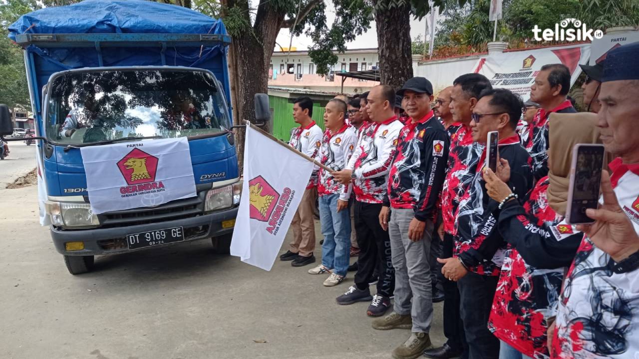 23 Ribu Kader Gerindra di Sulawesi Tenggara Dapat Paket Sembako dari Prabowo 