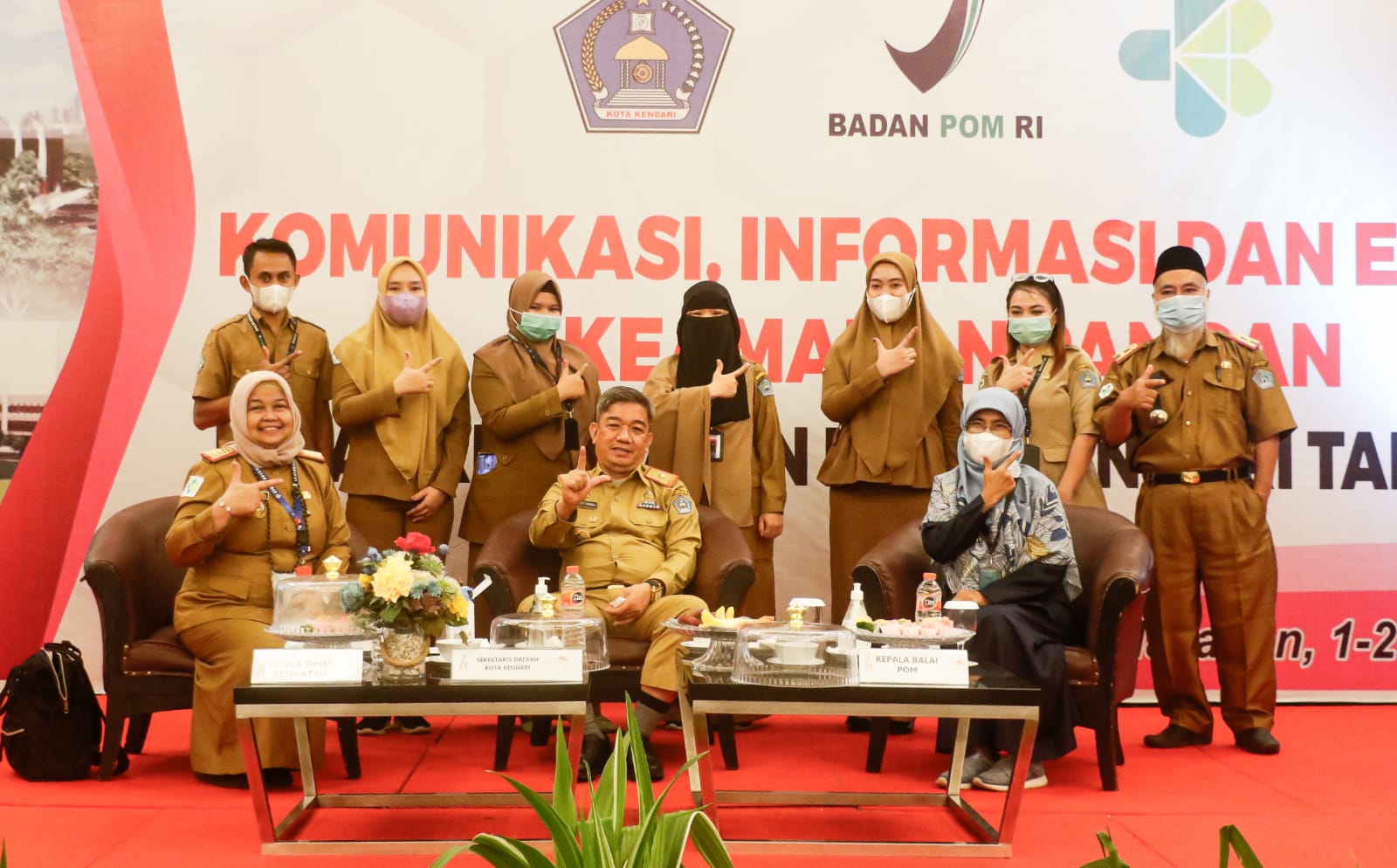 Dinas Kesehatan Edukasi Masyarakat Kota Kendari Soal Makanan Aman