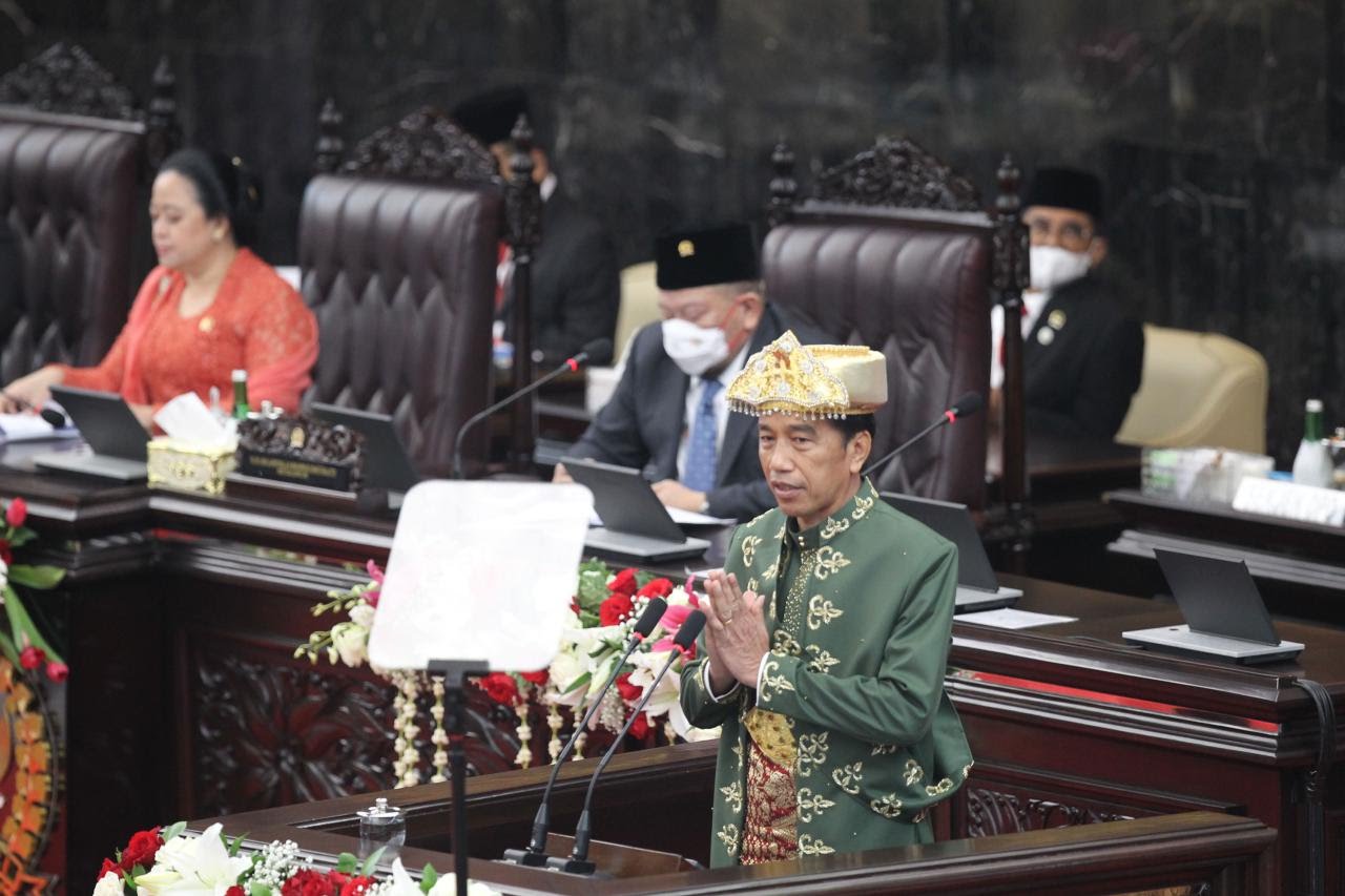 Sidang Tahunan MPR, Jokowi Ungkap 4 Kekuatan Bangun Indonesia