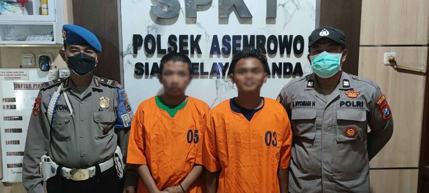 Beraksi di 11 Lokasi, Dua Pemuda Spesialis Jambret Ditangkap Polisi