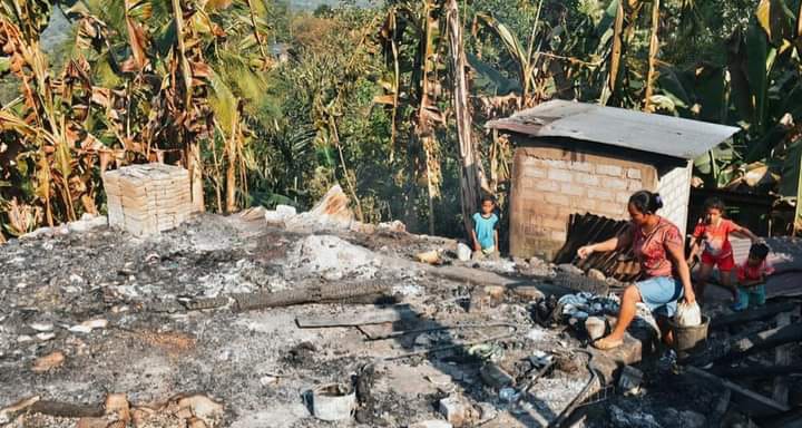 Korban Kebakaran 3 Rumah dan 1 Kios Numpang di Rumah Tetangga