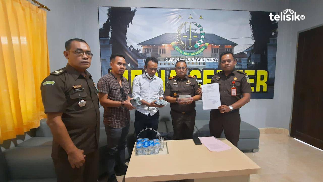 Mantan Sekwan Muna Barat Lunasi Kerugian Keuangan Negara