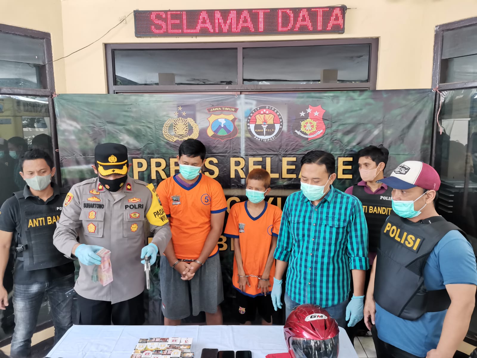 Sejumlah Bandit Antar Kota Dibekuk Polisi di Surabaya