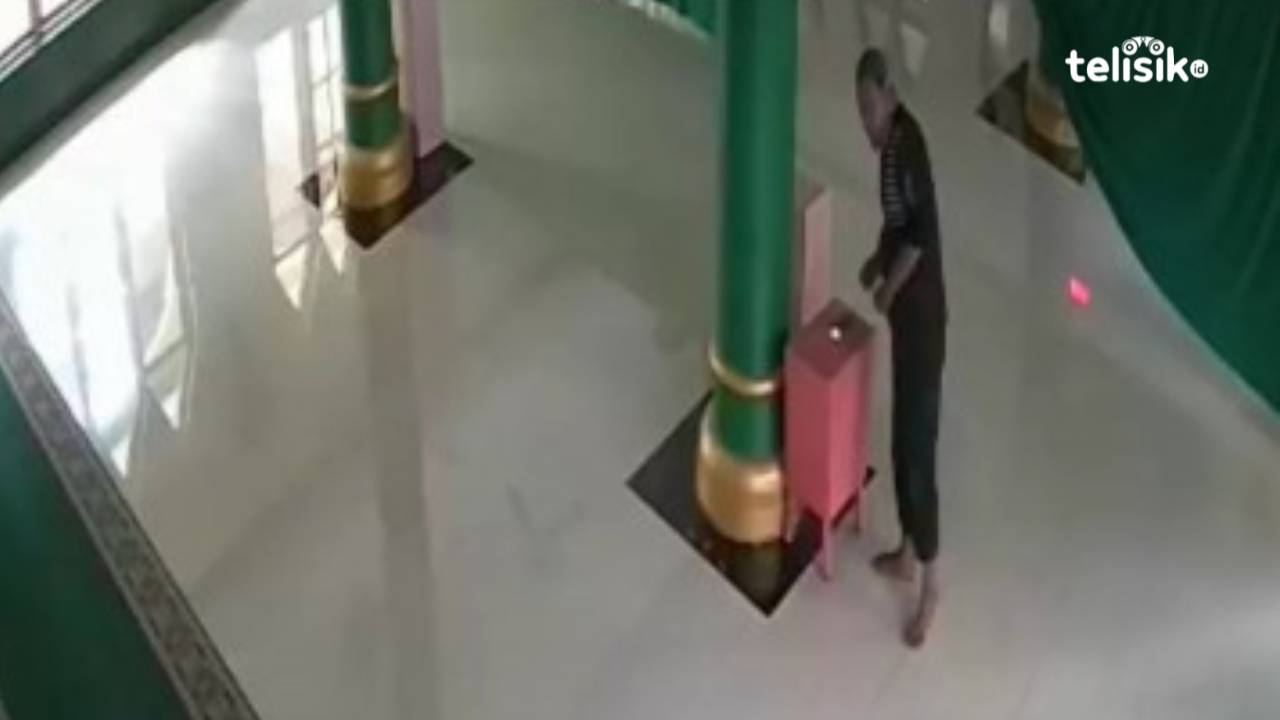 Diduga Curi Uang Kotak Amal Masjid, Pria Ini Nyaris Babak Belur
