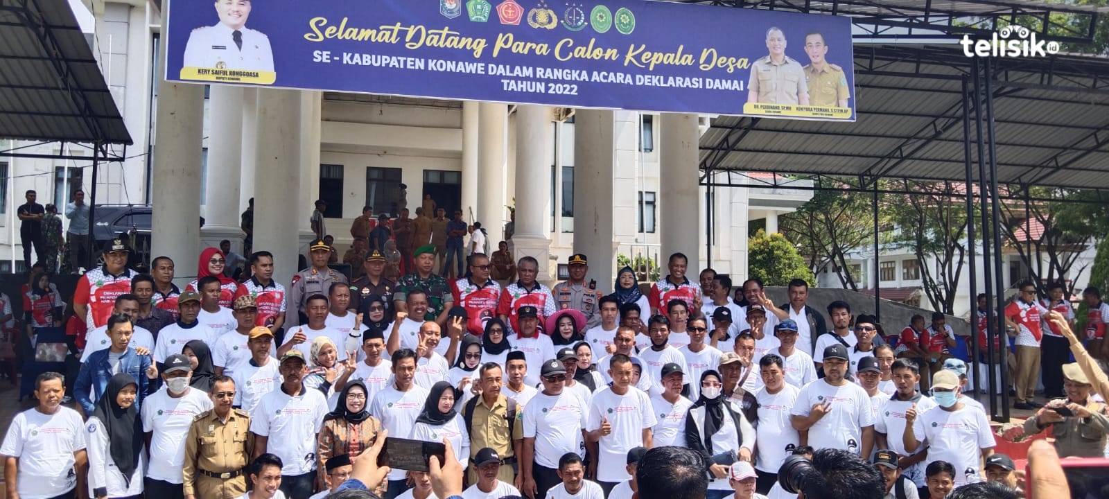 Hindari Perpecahan saat Pilkades, Pemda Konawe Gelar Deklarasi Damai