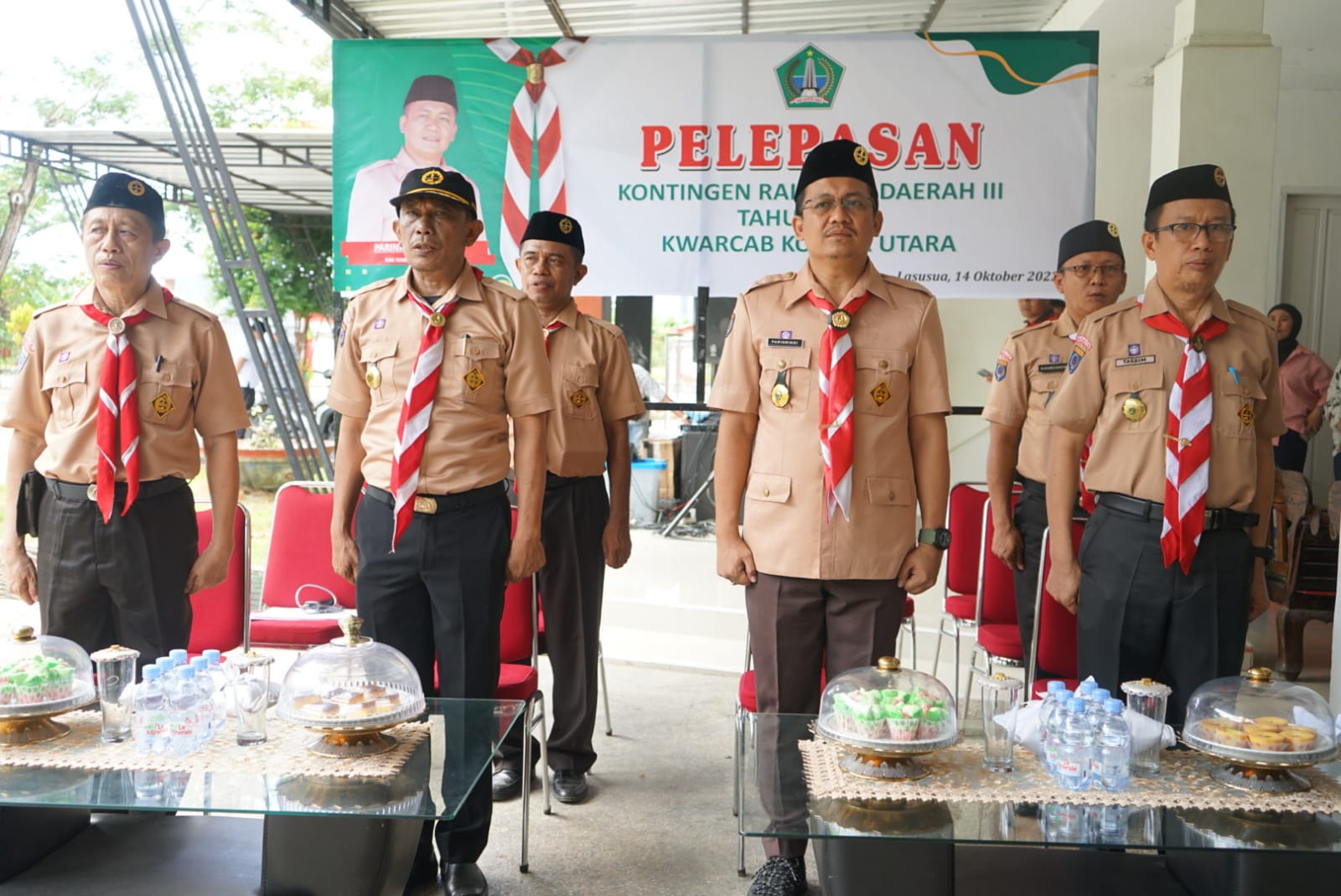 Pj Bupati Kolaka Utara Lepas  Rombongan Peserta Raimuna Daerah III Menuju Baubau