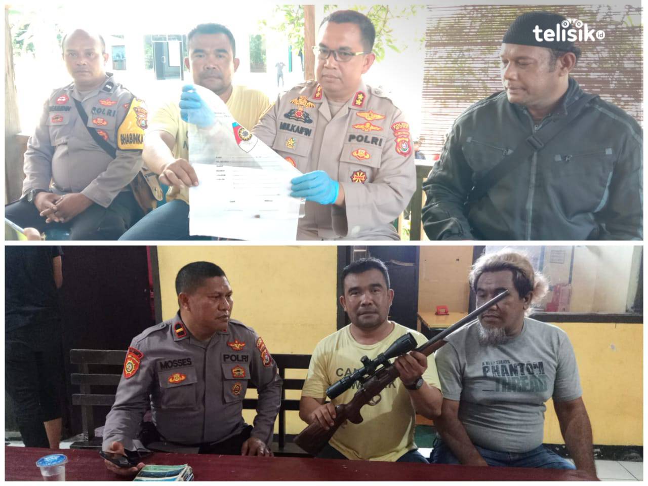 Polisi Amankan Senjata Api Milik Pencuri Sapi