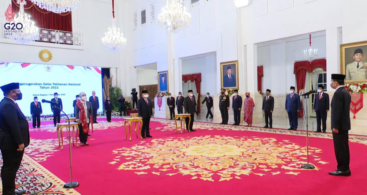 Ini Lima Tokoh Dianugrahi Gelar Pahlawan Nasional dari Presiden Jokowi
