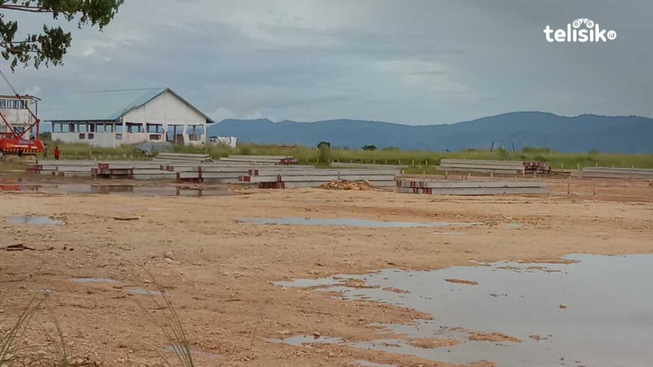 Pembangunan Stadion Sepak Bola Terancam Mangkrak, Kadispora Muna Warning Kontraktor