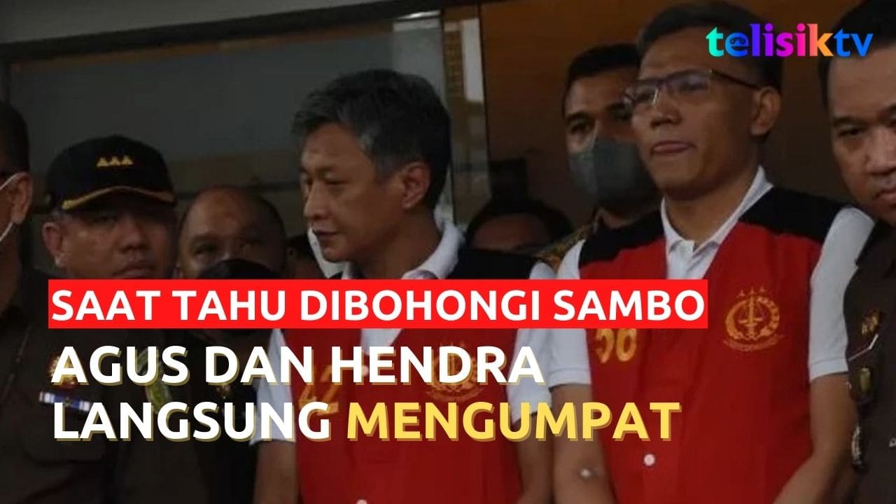 Video: Agus Nurpatria dan Hendra Kurniawan Kesal Setelah Tahu Ferdy Sambo Buat Skenario Palsu