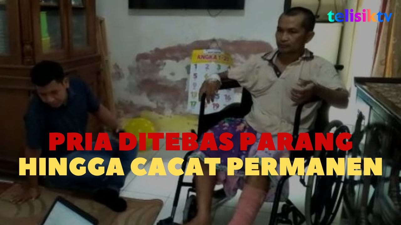 Video: Pria Ini Ditebas Parang Hingga Cacat Permanen