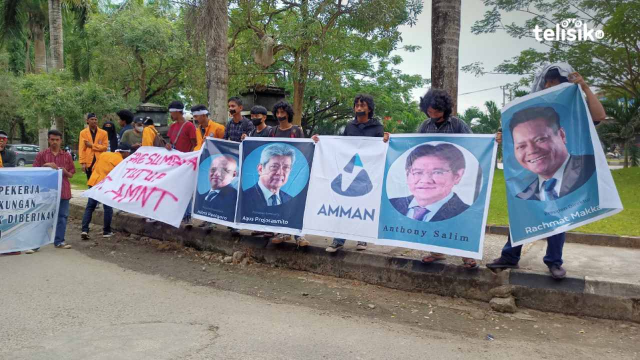 Aksi Mogok Makan Mahasiswa Sulawesi Tenggara Peduli Masyarakat Sumbawa Barat