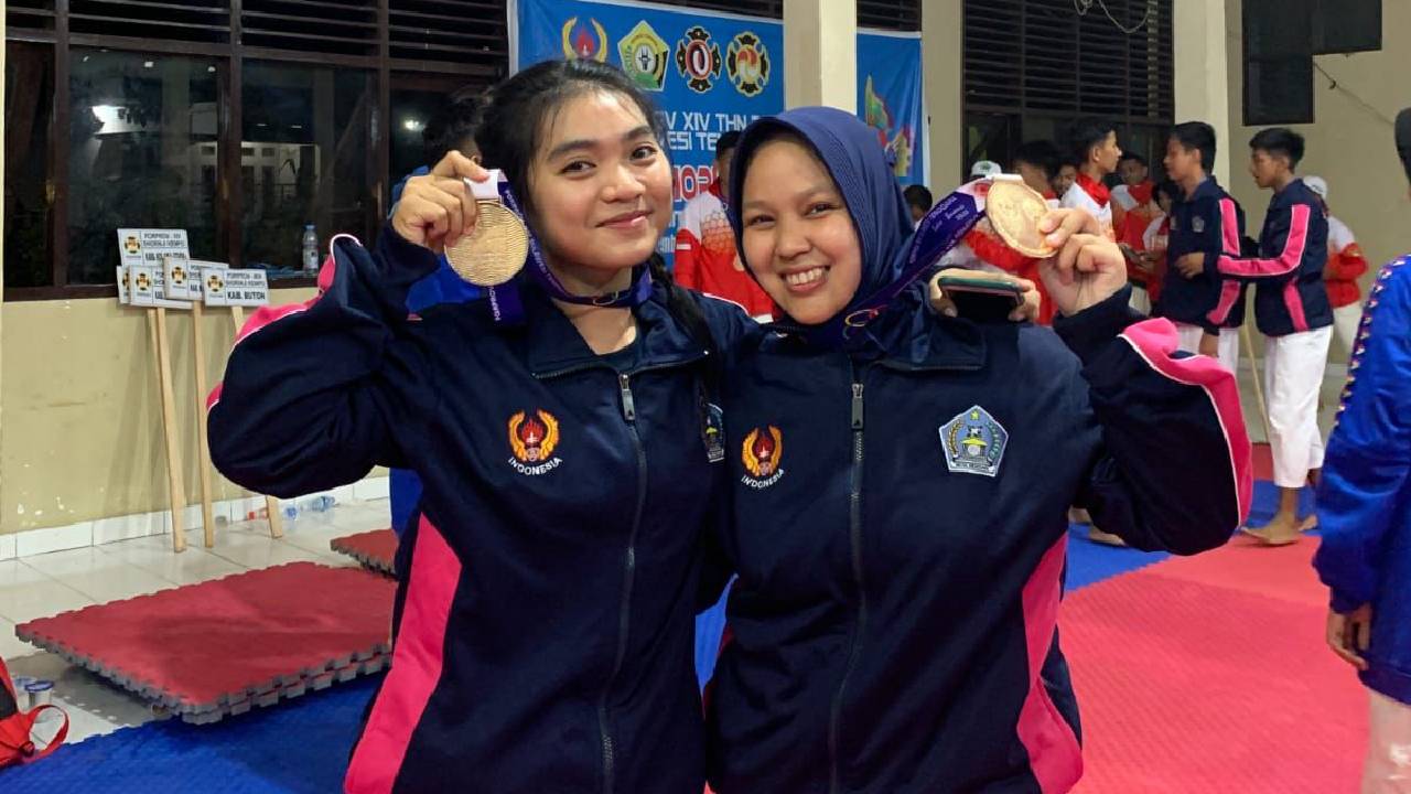 Atlit Kempo Putri Kota Kendari Raih Medali Emas - Telisik.id