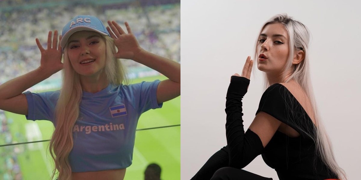 Bintang Porno Asal Rusia Ini Nonton Piala Dunia Tidak Pakai Bra Hingga Colek Messi