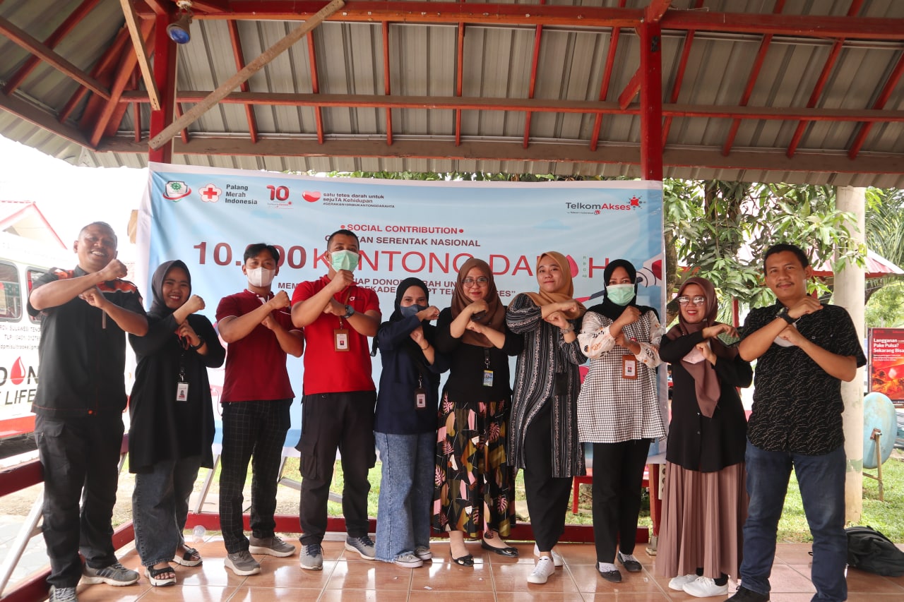 Gerakan Nasional 10 Ribu Kantong Darah Oleh Telkom Akses