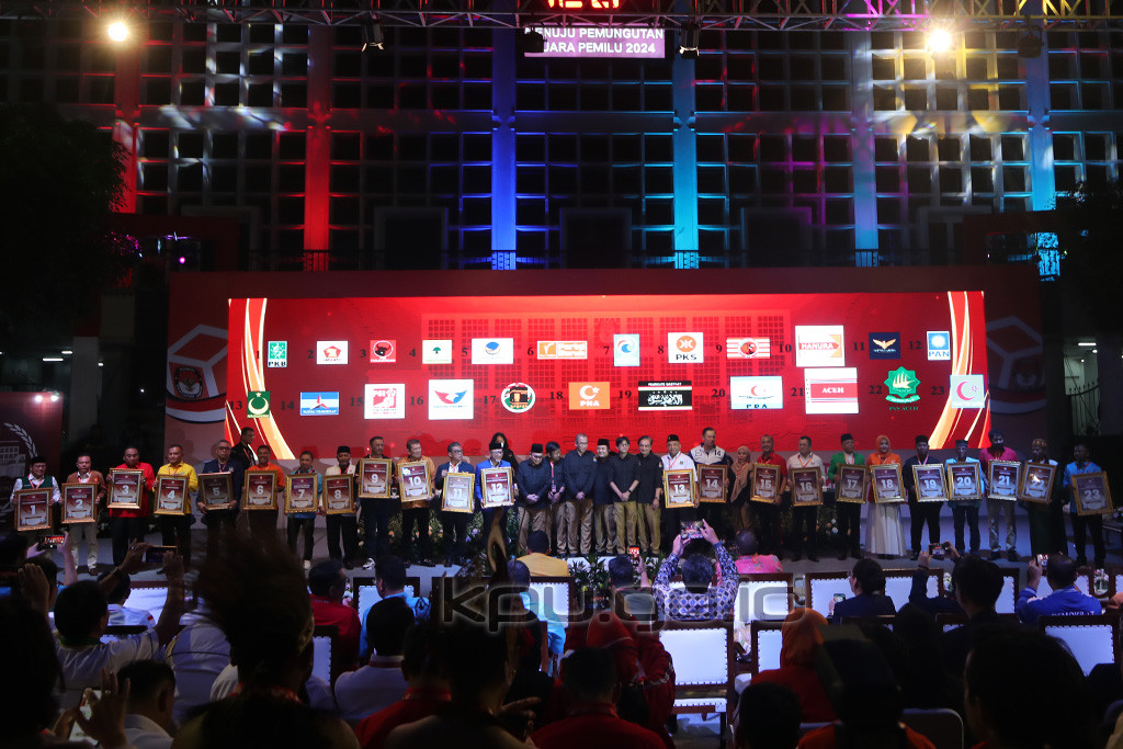 Ini Daftar Nomor Urut Parpol Peserta Pemilu 2024