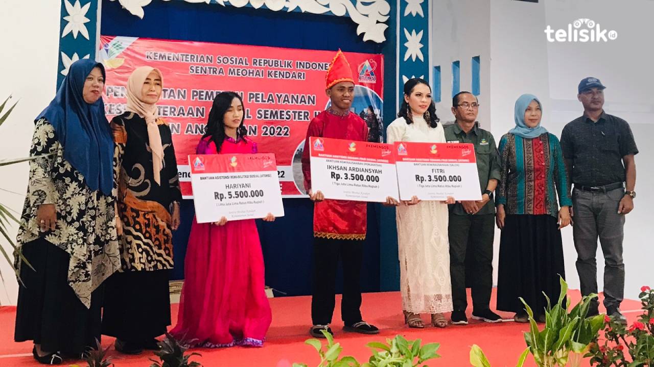 Sentra Meohai Kendari Lepas 19 Penyandang Disabilitas Setelah Dibekali Ilmu dan Keterampilan 