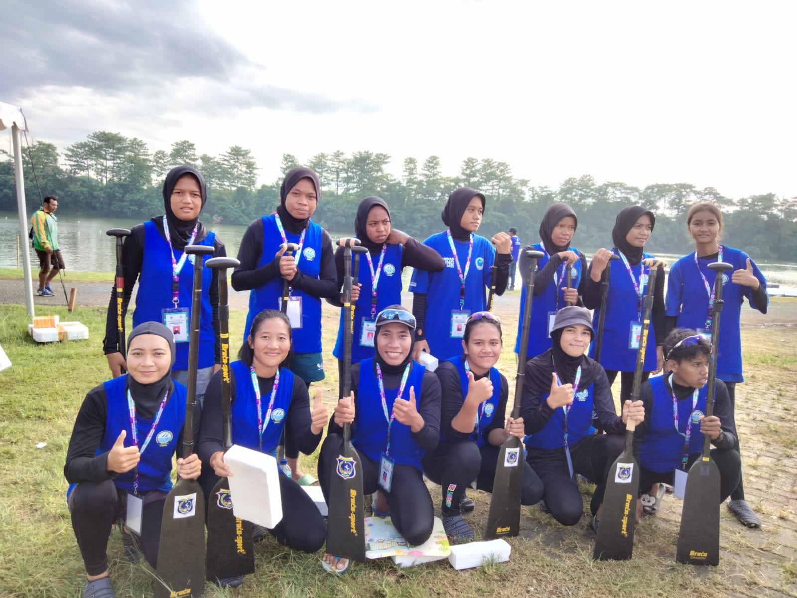 Tim Dayung Muna Barat Wakili Sulawesi Tenggara Sabet Medali Emas di Kejurnas