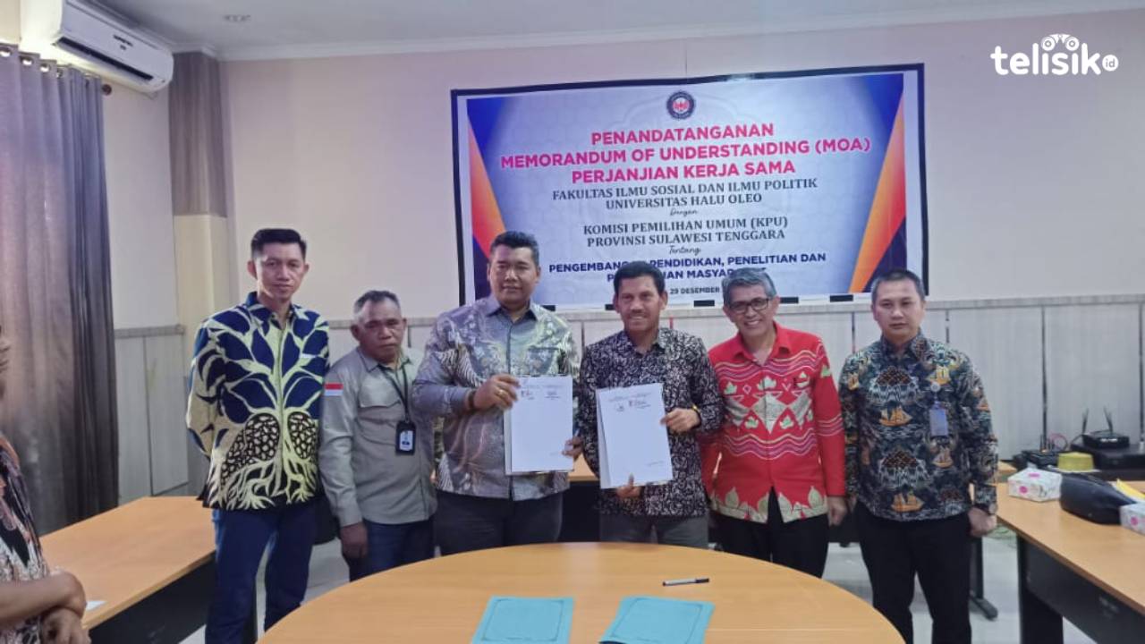 Tuntutan Kurikulum, FISIP UHO Jalin Kerja Sama dengan KPU