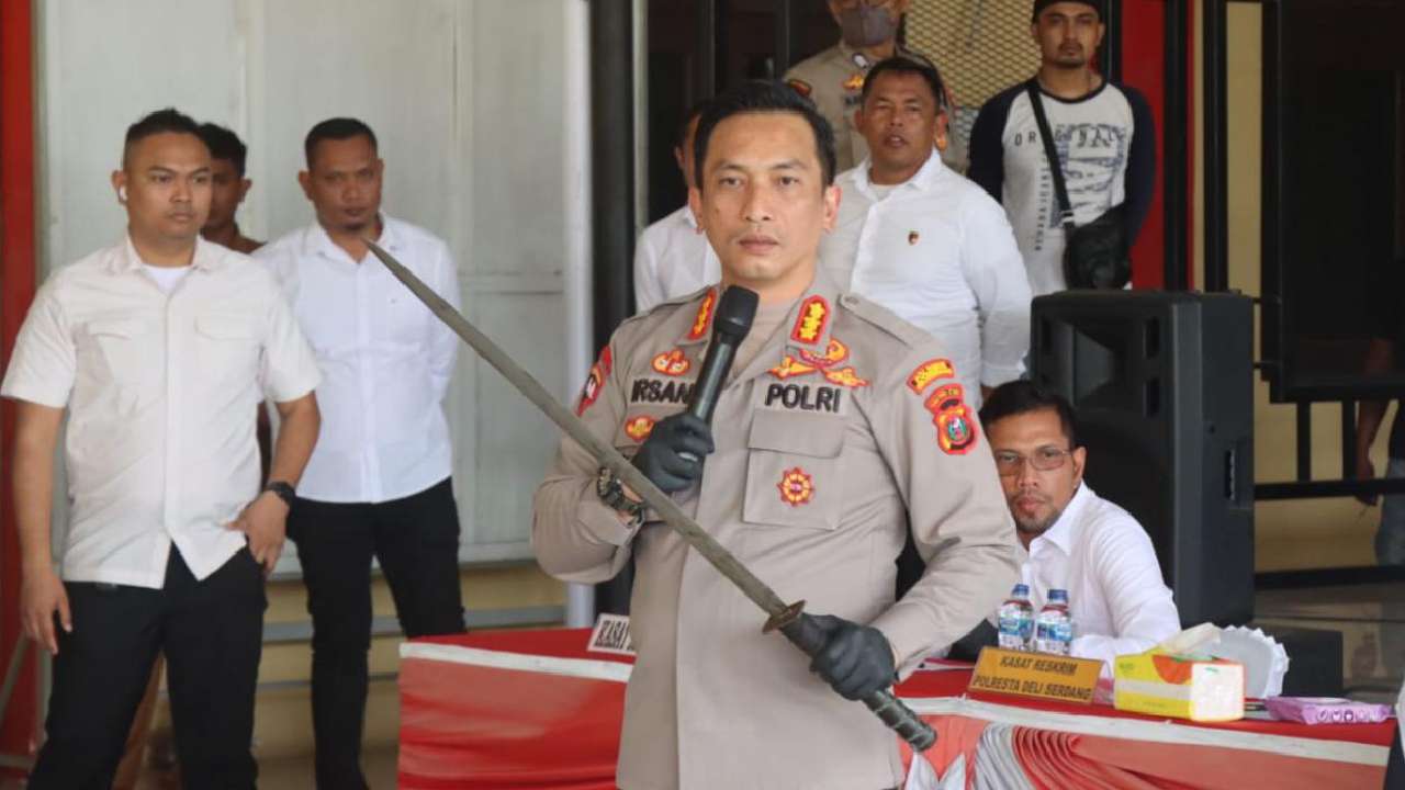 58 Pemuda Diamankan Polisi Ada Bawa Sajam dan Diduga Positif Narkotika