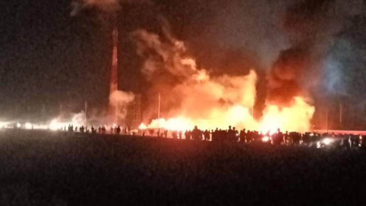PT Gunbuster Nickel Industri di Morowali Utara Kembali Terbakar Kedua Kalinya