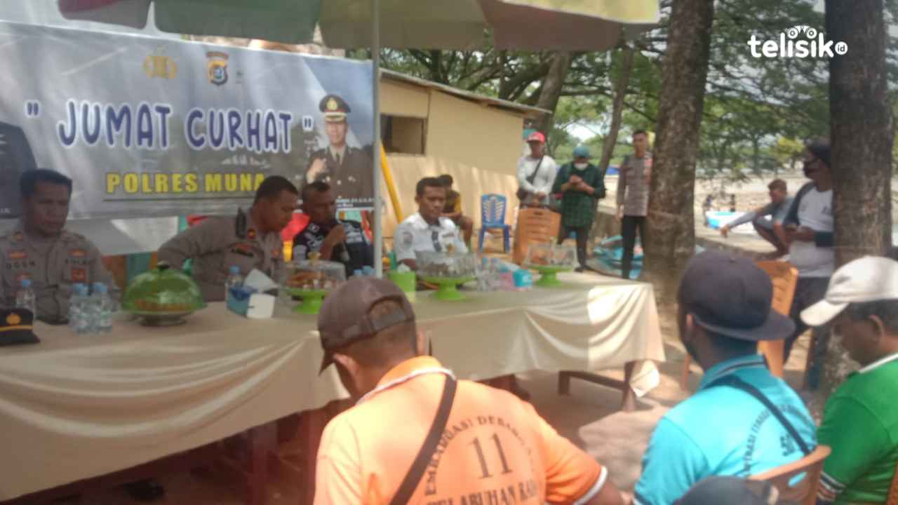 TKBM Curhat Soal Kondisi Pelabuhan ke Polres Muna