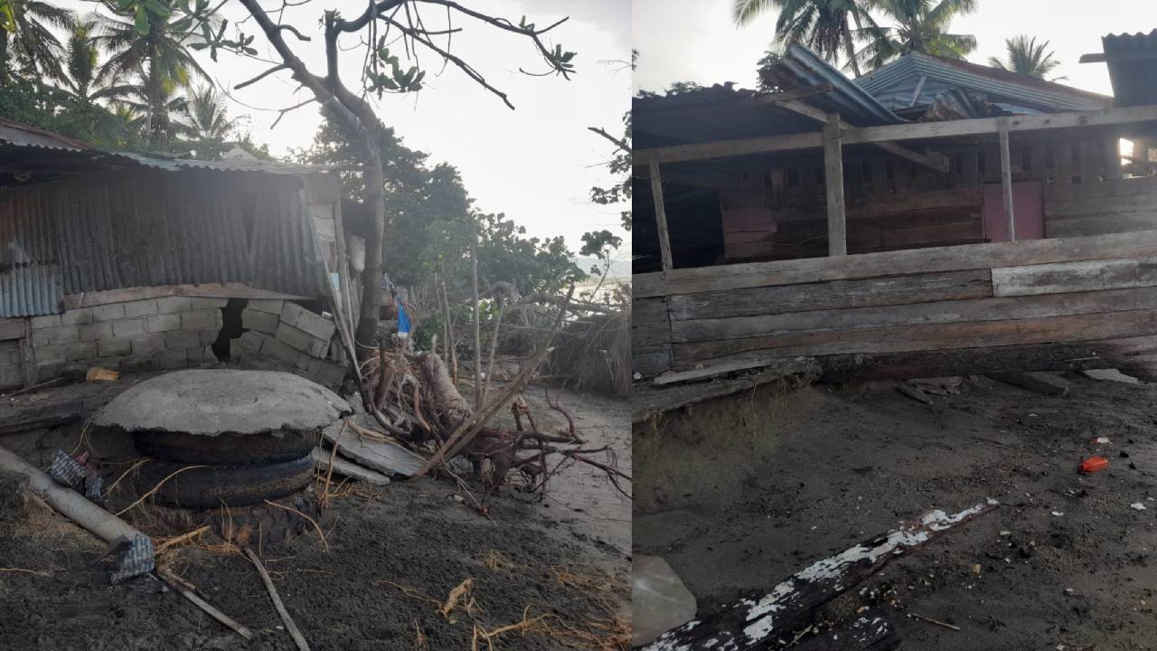 BPBD Kolaka Utara Belum Terima Laporan Abrasi Pantai yang Rusak Rumah Warga